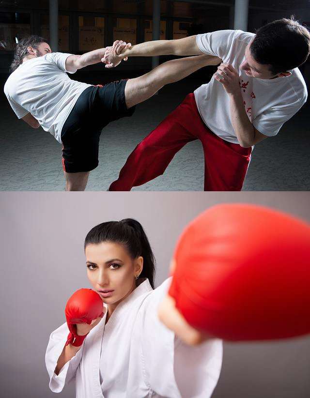 Die Unterschiede zwischen Karate und Kickboxen 